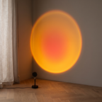 Solene projecting up a plain wall from the floor