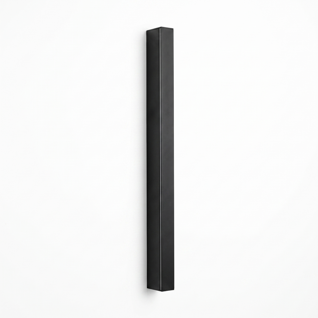 Nero linear outdoor wall light on a white background