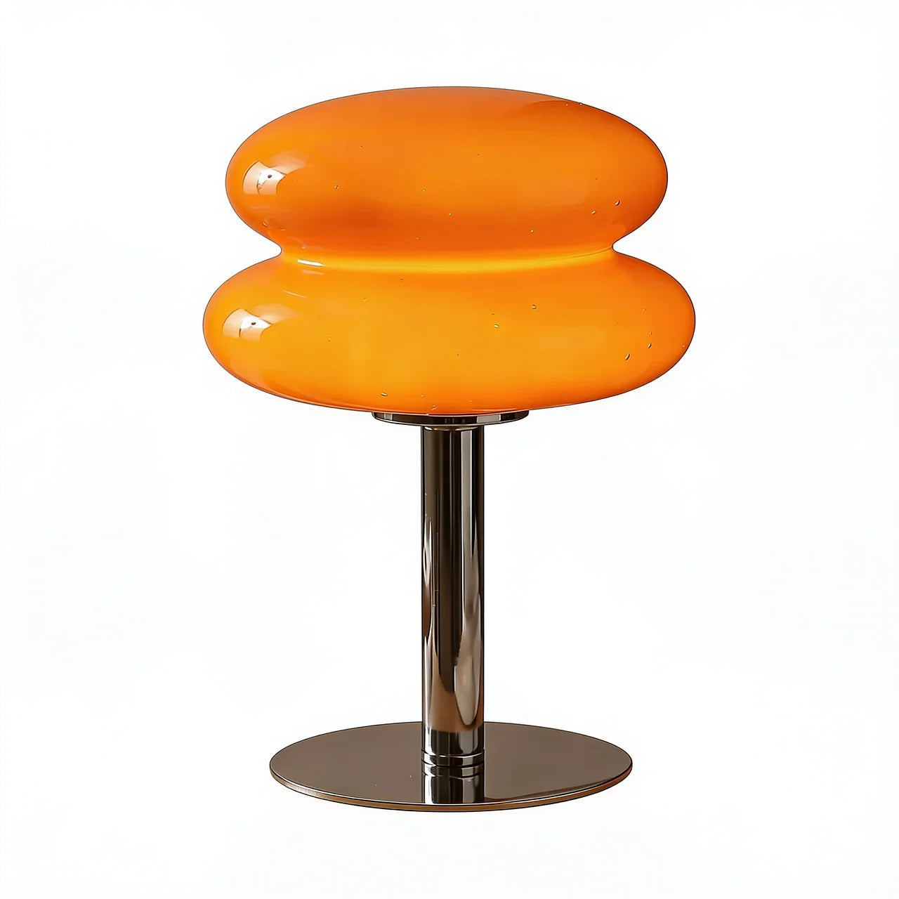 Mira | Hand Blown Glass Mushroom Table Lamp Stepless Dimmable Bedside and Living Room Light