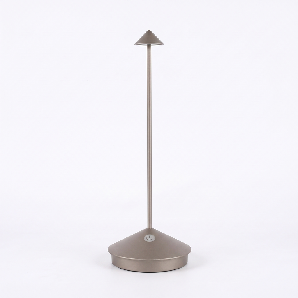 Lumia cordless table lamp in warm grey