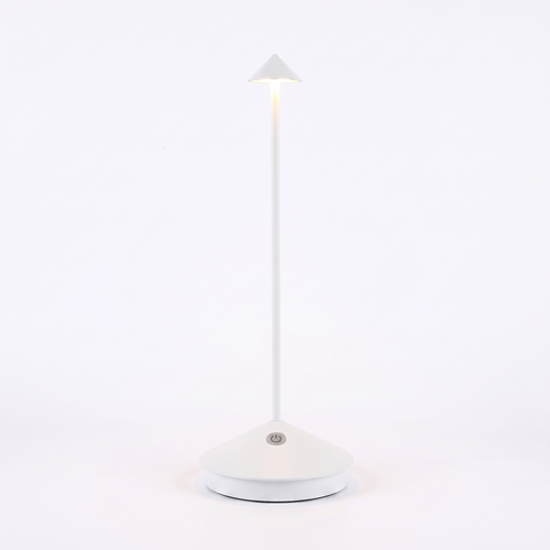 Lumia cordless table lamp in matte white